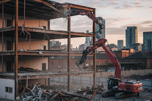 鉄骨造の解体にも対応可能